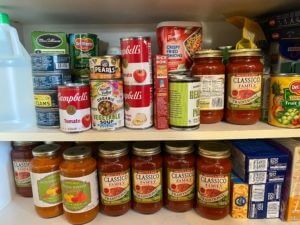 Non-perishable food storage for an emergency or natural disaster