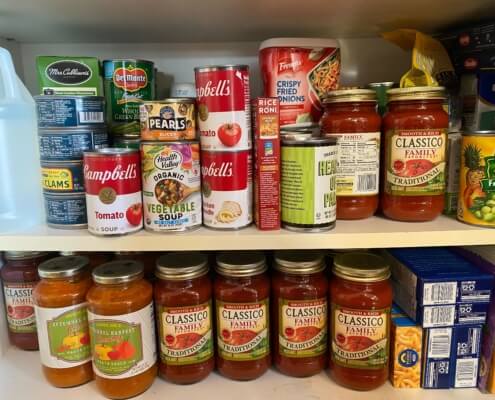 Non-perishable food storage for an emergency or natural disaster